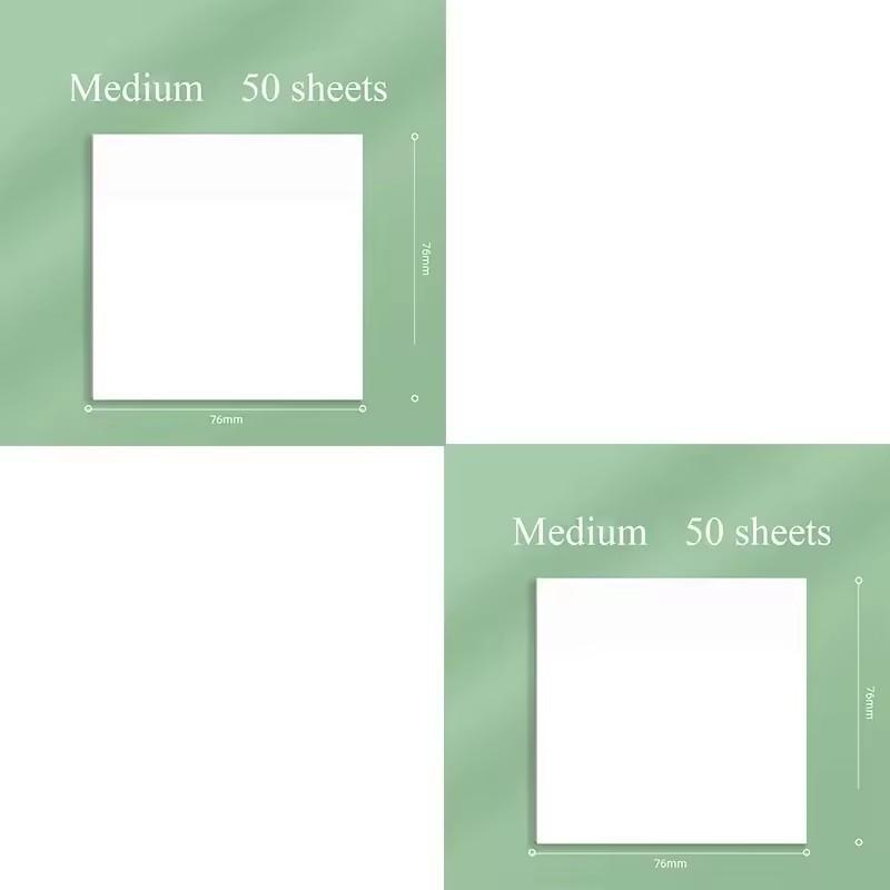 Transparent sticky notes can be used to write labels, waterproof student ins, simple sticky notes, and make notes n times