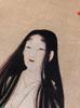 Tenugui (Japanese hand towel) from all times and places, by Uemura Shōen, featuring a floral design.