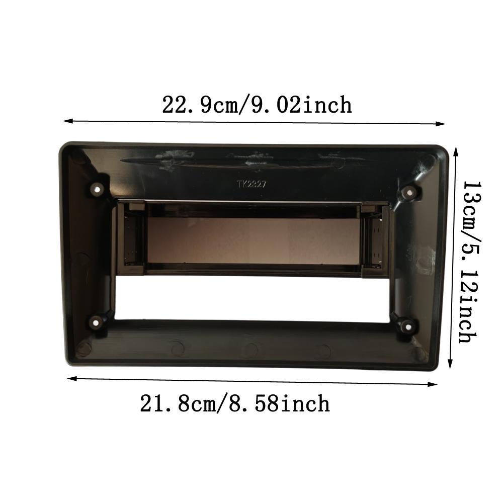 

1 DIN 9 10 дюймов Универсальная автомобильная стерео радио рамка Сенсорный экран Автомагнитола Автомобильный MP5-плеер Рамка Переходник Навигационная панель