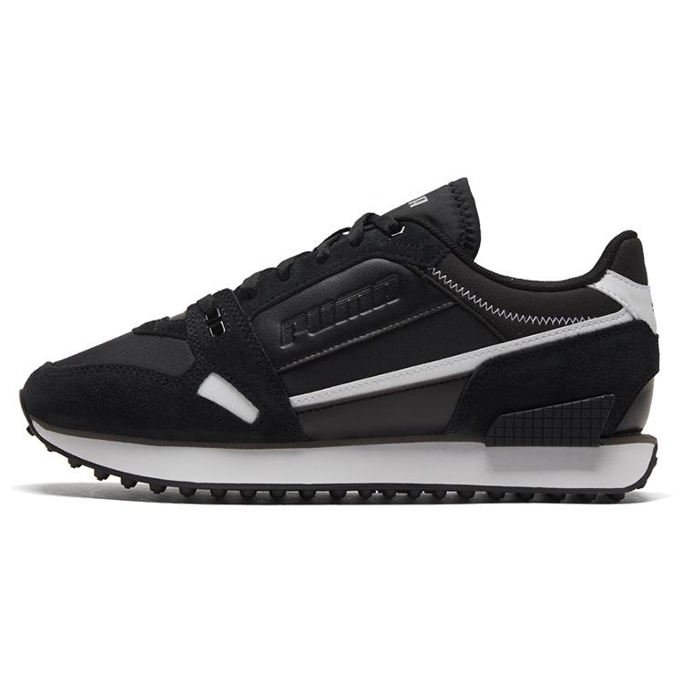 (WMNS) PUMA Mile Rider Chrome Desert - Black White Women s 374664-02 EU 35.5