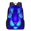 Creative Fiercely Tiger Pattern Backpacks for Girls Boys Children Students Book Bag Teenager Shoulder Rucksack Travel Backpack