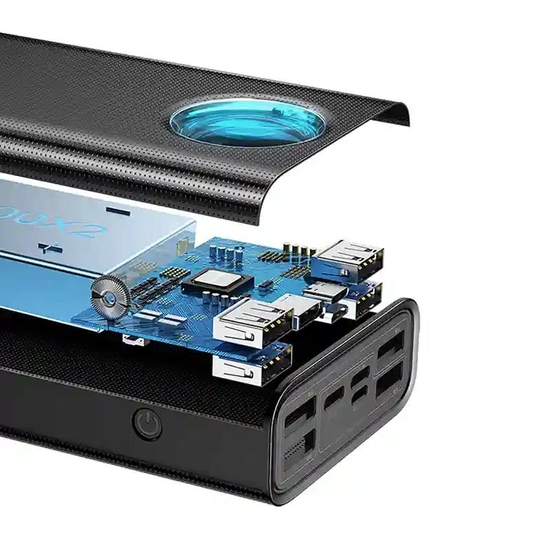 Powerbank Baseus Amblight 30000Mah, 4Xusb, Usb-C, 65W (Czarny)