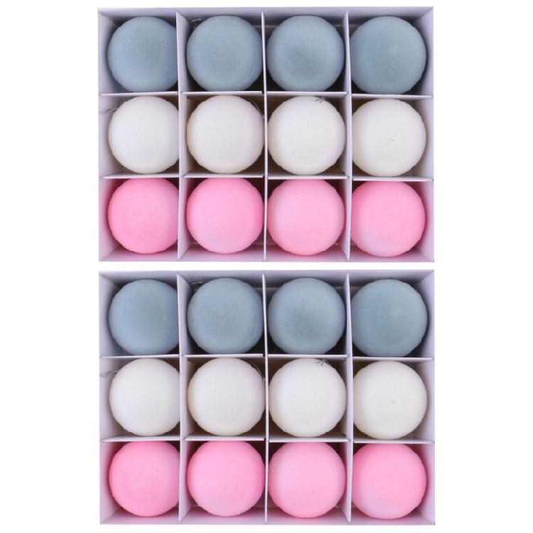 Set of 24 Christmas Tree Baubles Colorful Ornament for Indoor and Outdoor Use Festival Party Decoration Supplies