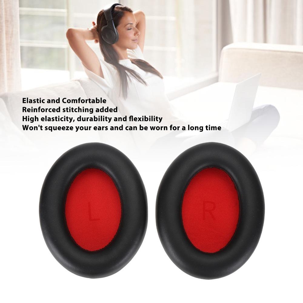 Enhanced Bass Replacement Ear Cushions for 1MORE SonoFlow Over-Ear Headphones чёрный