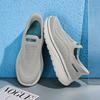 Men Slip On Flyknit Walking Shoes Breathable Lightweight Casual Sneakers Wide Color Daily Sports Shoes 36 To 46