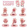 Zanmangloppy Figurine 6pcs Action Figure Model Toys Desktop Decoration Kids Gift