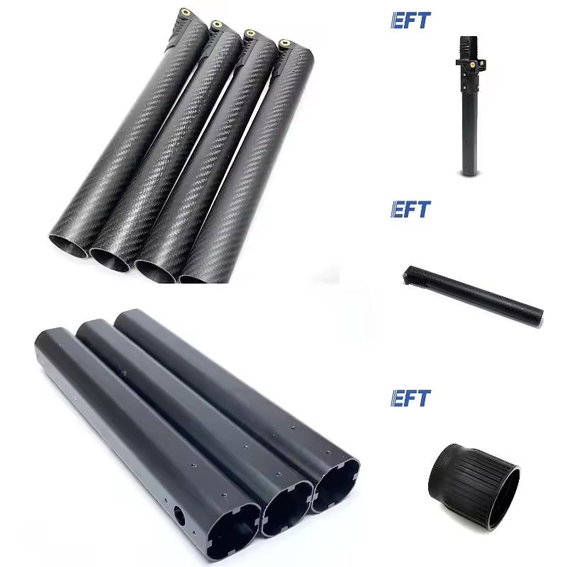 EFT E410P E416P E610P E616P E616S E416S 30mm 35mm 40mm Arm agricultural spray drone frame folding carbon tube aluminum tube