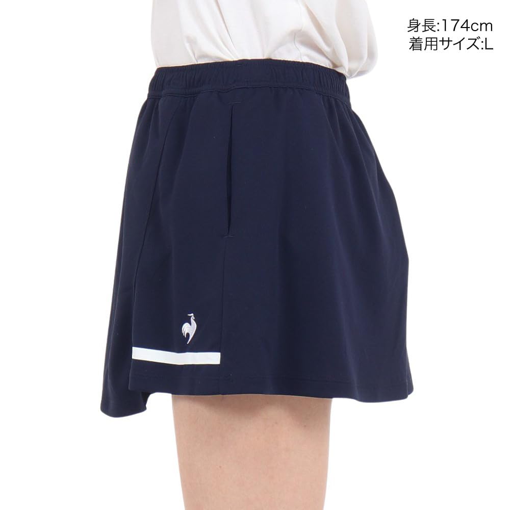 Coq Skort Tennis Game Skort UV CUT SUNSCREEN JTA Official Official Match Sunscreen Practice QTWWJE05 NV M [Le Sportif] (UPF50+) Women's