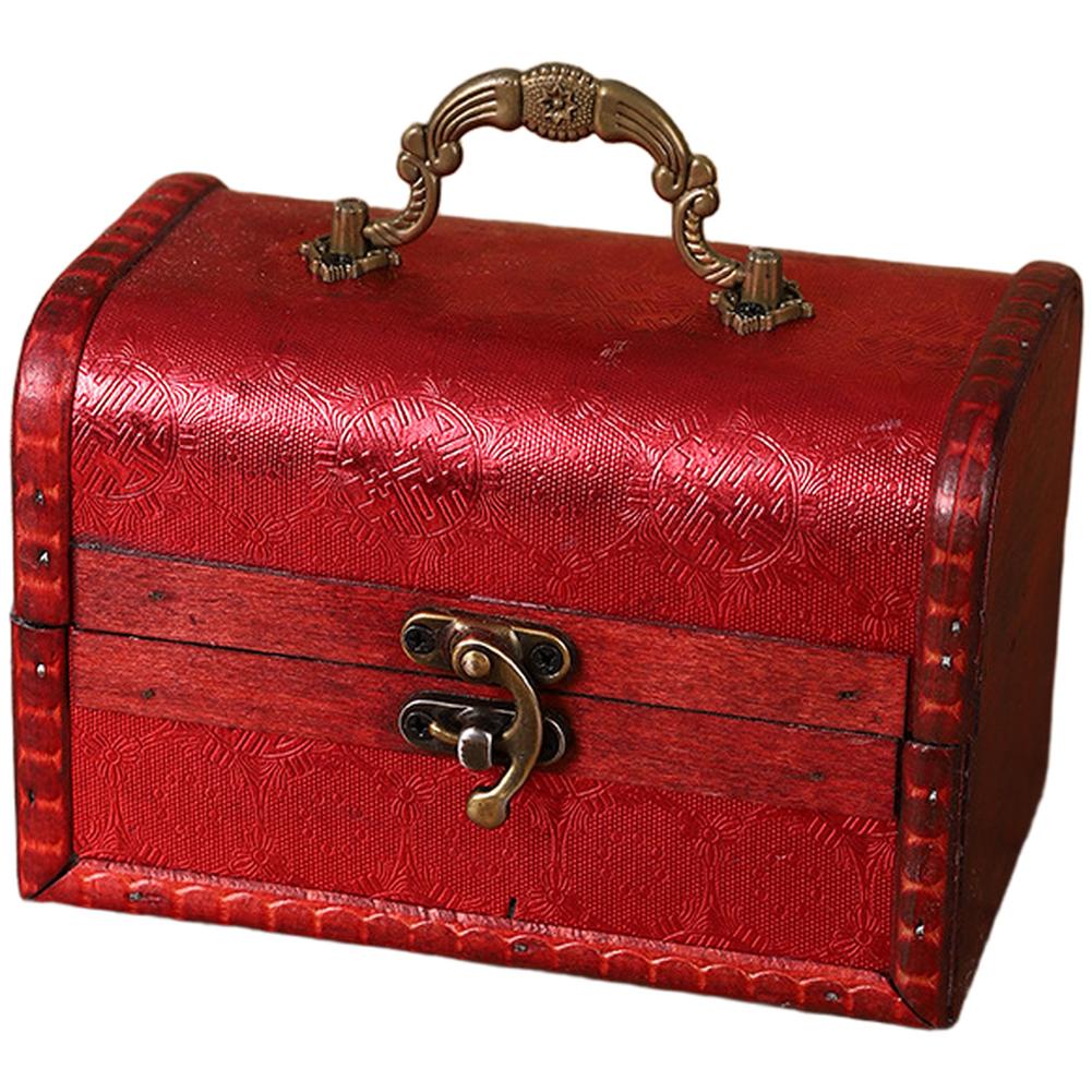 Jacquard Jewelry Organizer Vintage Storage Box Decorative Piece