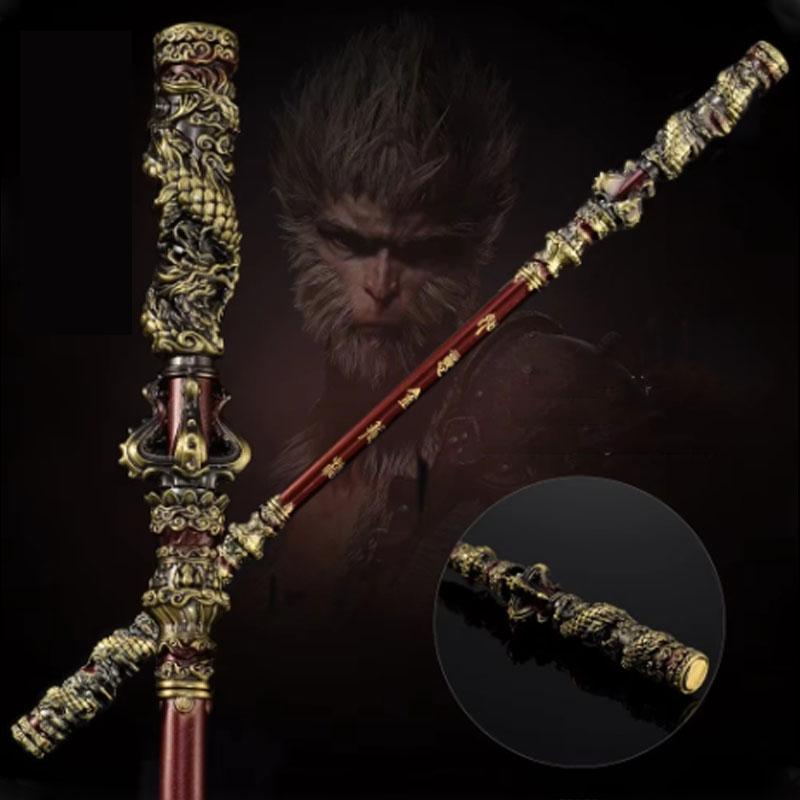 

Черный миф Король обезьян Руи Золотой обруч Стержень сплава Модель оружия Король обезьян Великий мудрец Фигурка реквизит