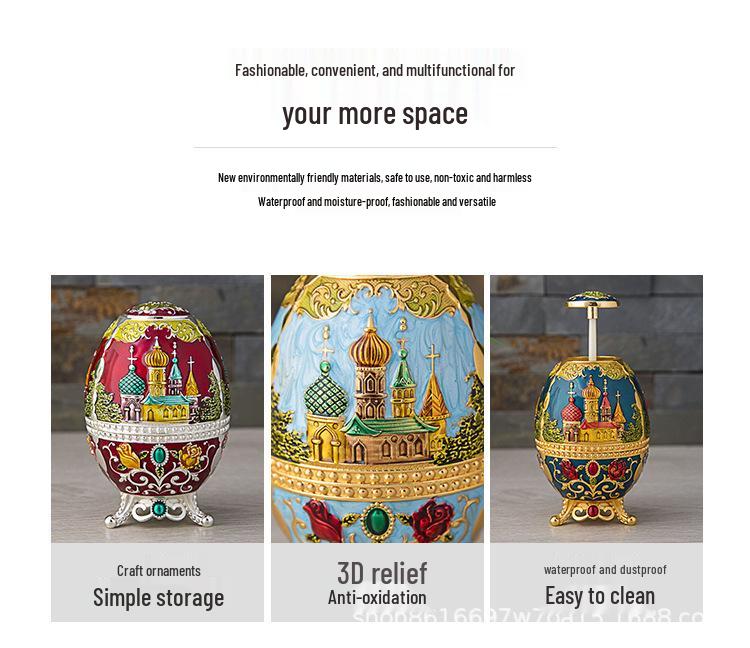 Retro Press-Type Metal Toothpick Holder - Automatic Telescopic Dispenser