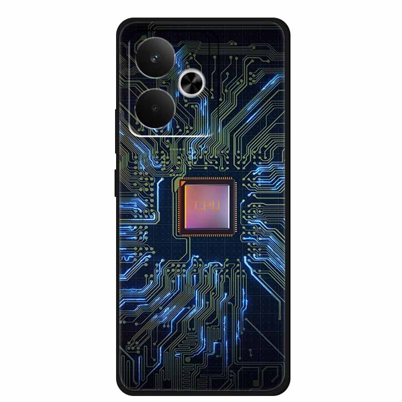 For Realme GT7 GT 7T Phone Case 7 T Bag Black Silicone Soft Back Cover Case For Realme 14 4G 15 Pro Cases Coque Protective Shell