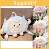 Cute White Plush Lamb Backpack Cartoon Doll Shoulder Bag For Girls Birthday Gift