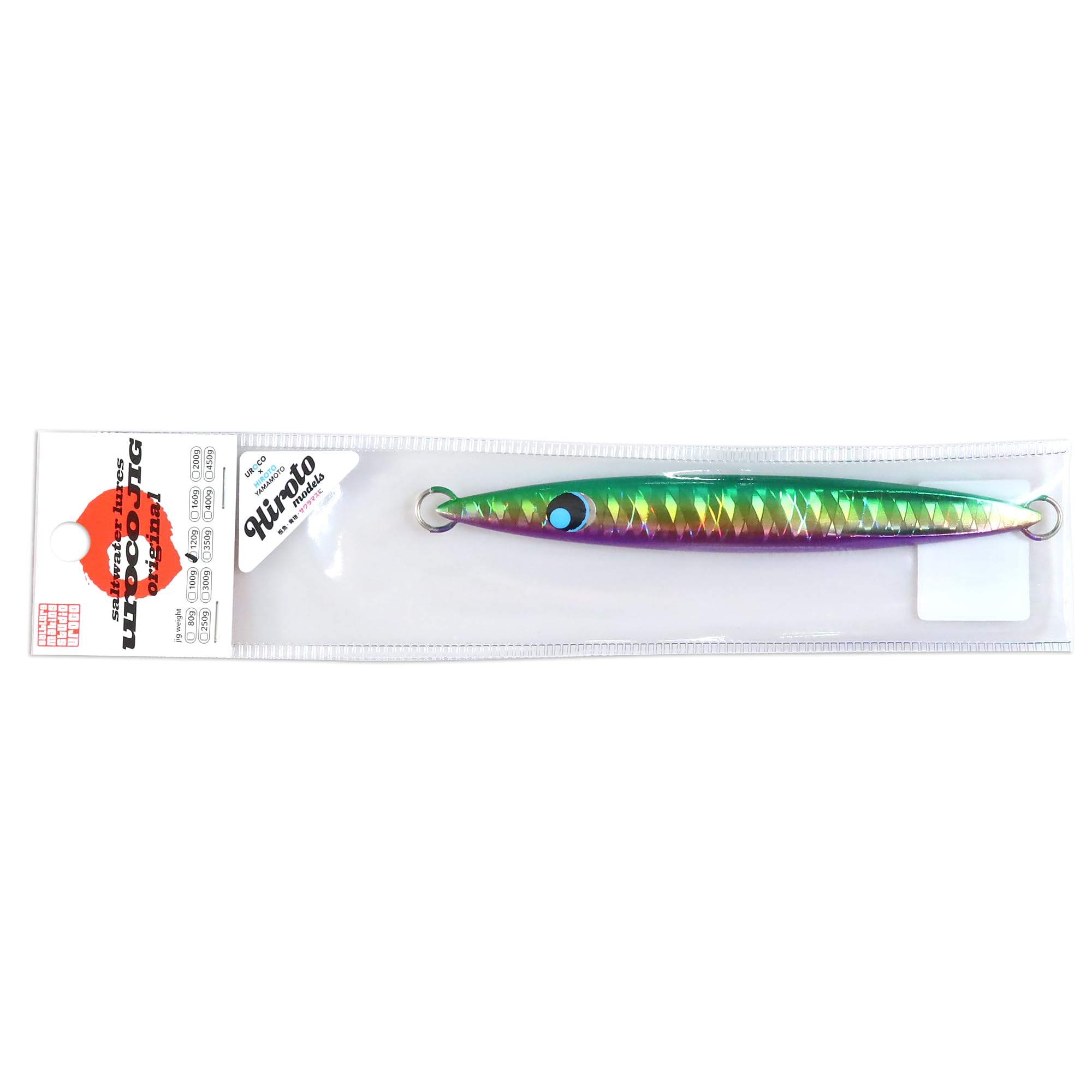 

UROCO Uroko Jig Short Hiroto Model 120g (#248G Green Gold Purple/FH Glow)