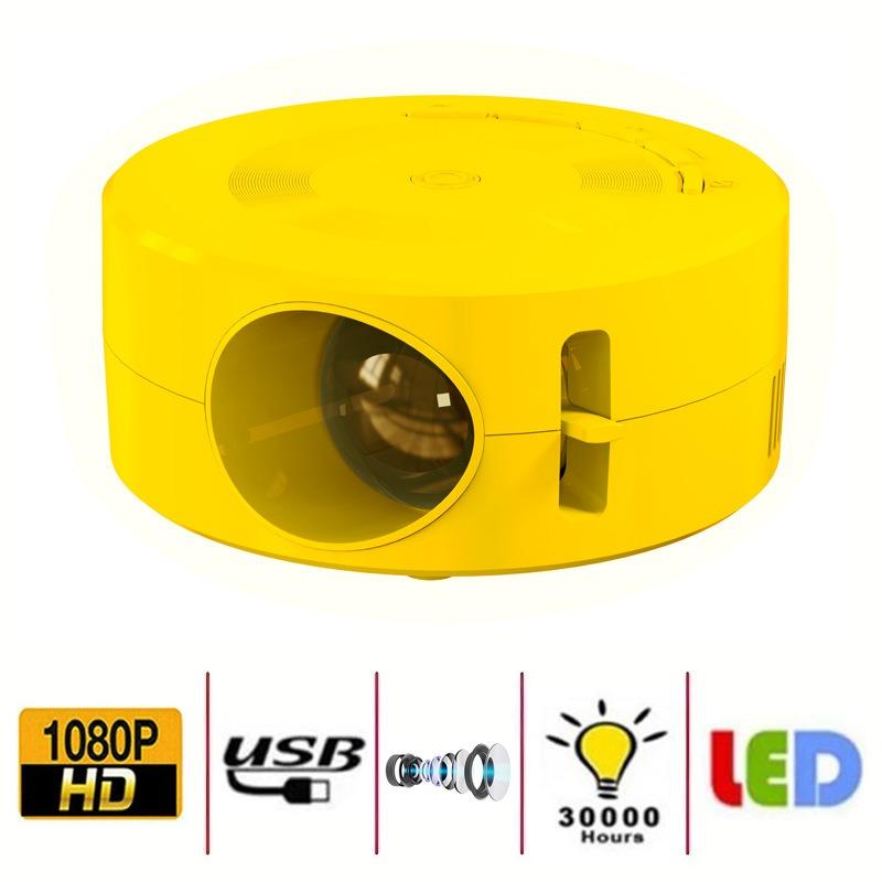 Mini Projector E60 Small Wired Same Screen Projector Home Portable Micro Projector