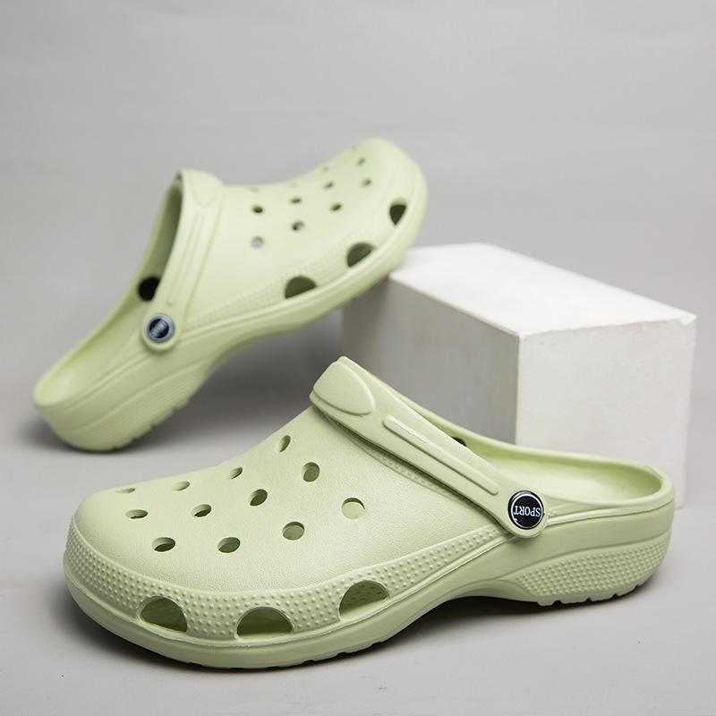 Summer Men Clogs Slippers Men's Slides Beach Shoes Home Garden Shoes Outdoor Sandals