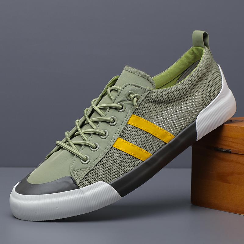 New Shoes for Men Casual Shoes Summer Thin Mesh Flat Skateboard Shoes Street Cool Breathable Loafers