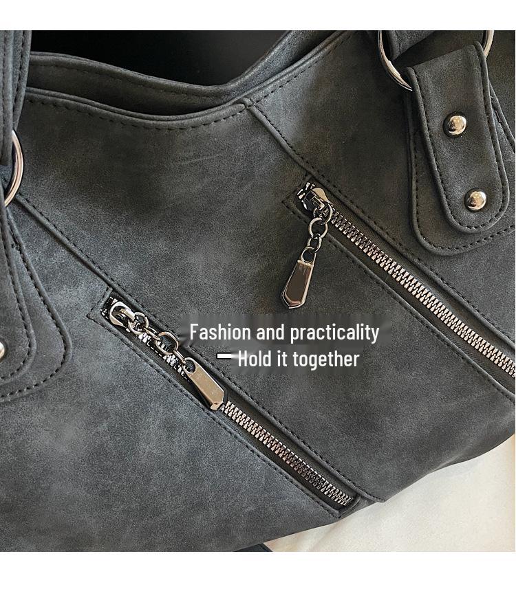 Neue Damen Mattierte Tragetasche & Umhängetasche mit großem Fassungsvermögen