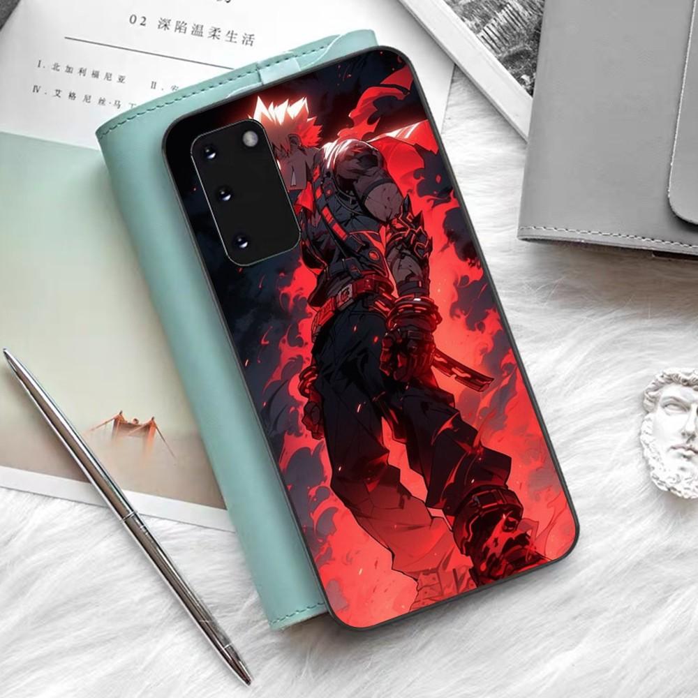 Coque de téléphone dessin animé B-Bakugo K-Katsuki Silicone PC+TPU Pour Samsung S10 20 30 22 23 24 Plus Lite Ultra Housse