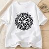 Summer Casual Fashion Totem Graphic Print Tshirts Womens Clothing Vintage Minimalist ONeck Short Sleeve Tops Tshirts