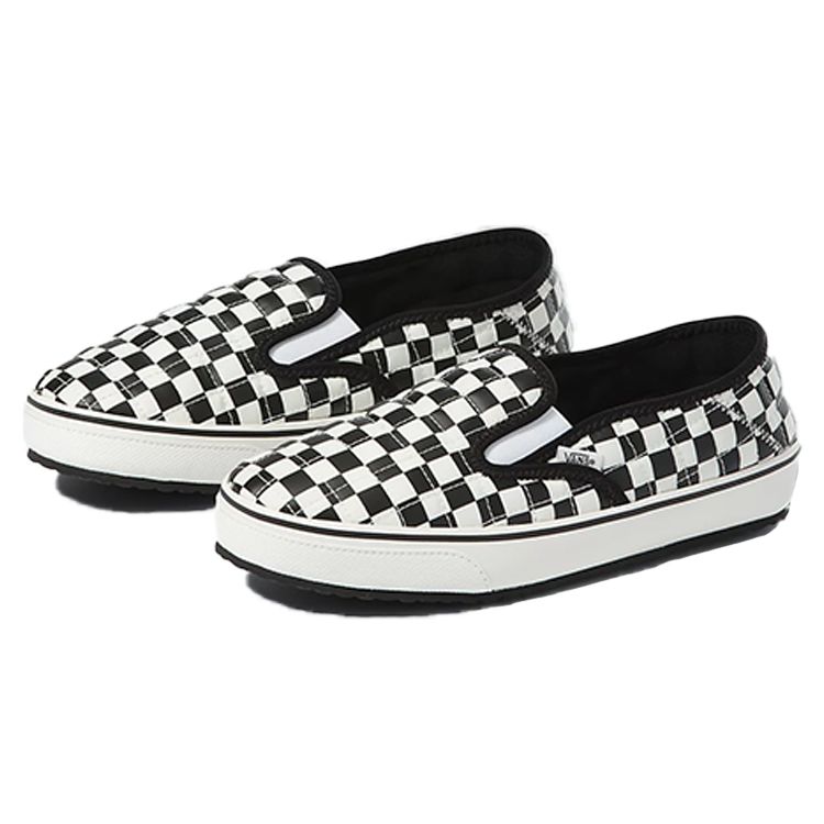 Vans Slip-Er 2 Šachovnica - Čierno-biele Unisex tenisky Klasická biela VN0A4UWOIB8