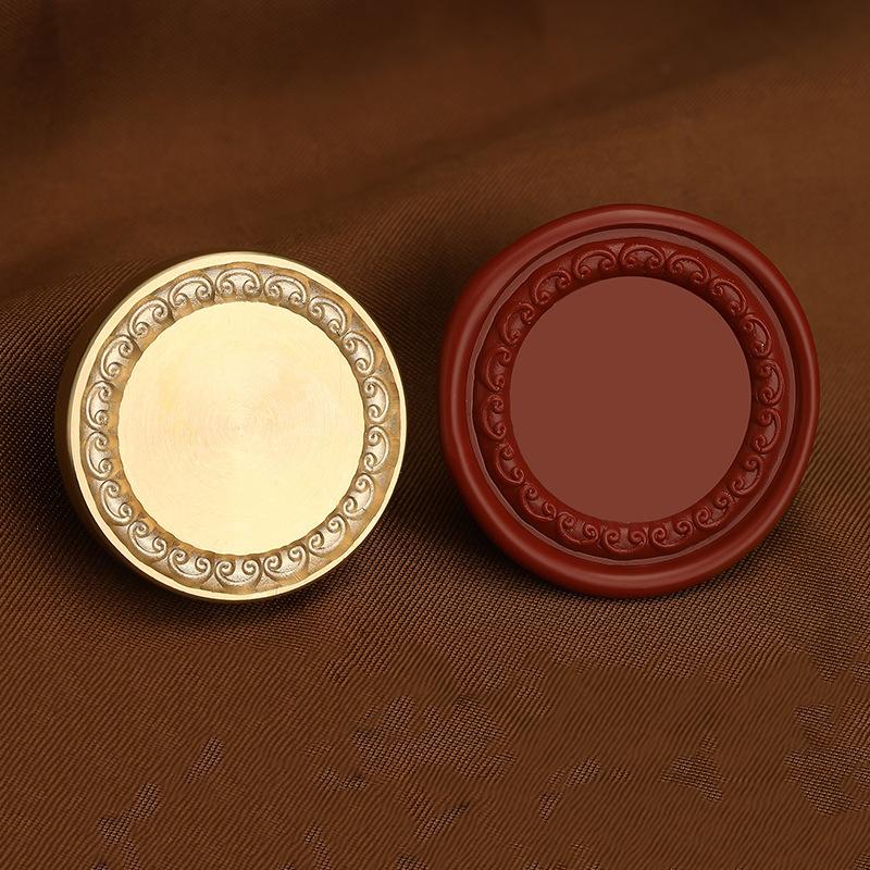 Matte Photo Frame Stamp Sealing Wax Stamp Head Fire Paint Lacquer Copper Seal Wax Stamp Heads Envelope Wedding Party Invitation