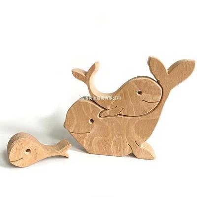Tierverliebt Ornament Holz Desktop Deko Geschenk für Liebhaber Familie Elefanten/Igel/Bären die sich umarmen Heimdekoration