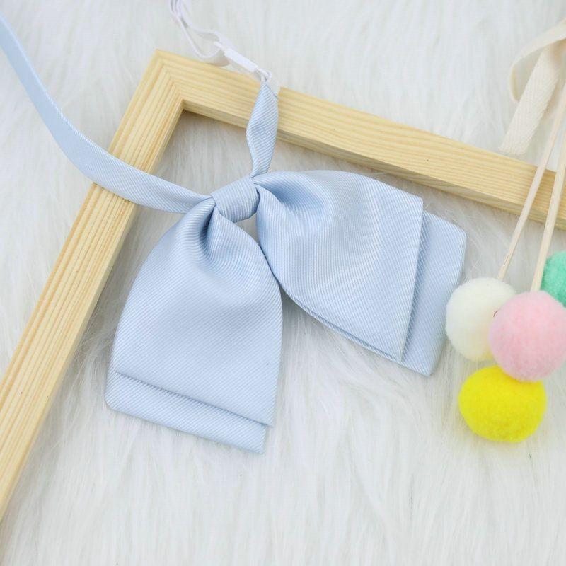 School Uniform Collar Flower With Satin Ribbon For Girls And Teens