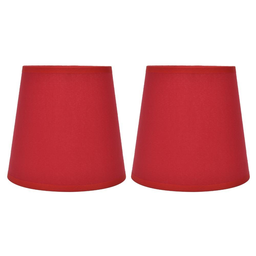 2PCS Lightweight Lamp Cover Clip On Design Chandelier Lamp Shades Small Lamp Shades  Indoor Lamp