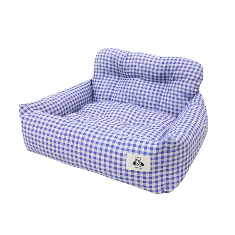 Anti-Fall Dog Car Seat & Bed - Dirt-Resistant, Anti-Ankle Sprain Cushion for Cats & Dogs