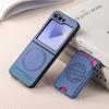 2 in 1 Detachable Magnetic Cards Solt Wallet Case For Samsung Galaxy Z Flip 7 FE 6 5 4 5G Flip6 Flip5 Vertical Bag cowboy Cover