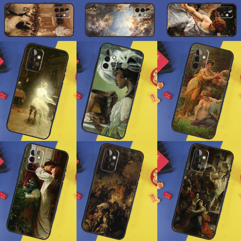 Renaissance Art Painting For Samsung Galaxy A13 A33 A53 A36 A26 A05 A06 A16 A54 A34 A14 A32 A52 A55 A35 A15 A56 Case
