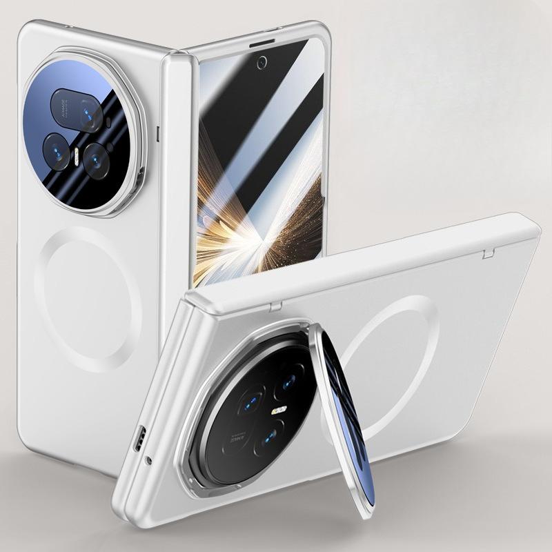 

Magnetic Case for Honor Magic V5 with Lens Holder and Hinge Protection білий