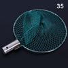 Dense Fishing Mesh Net Head Fishing Tackle Copying Net Head Long Fish Landing Net Rete Da Pesca Decorativa Fishing Accessories