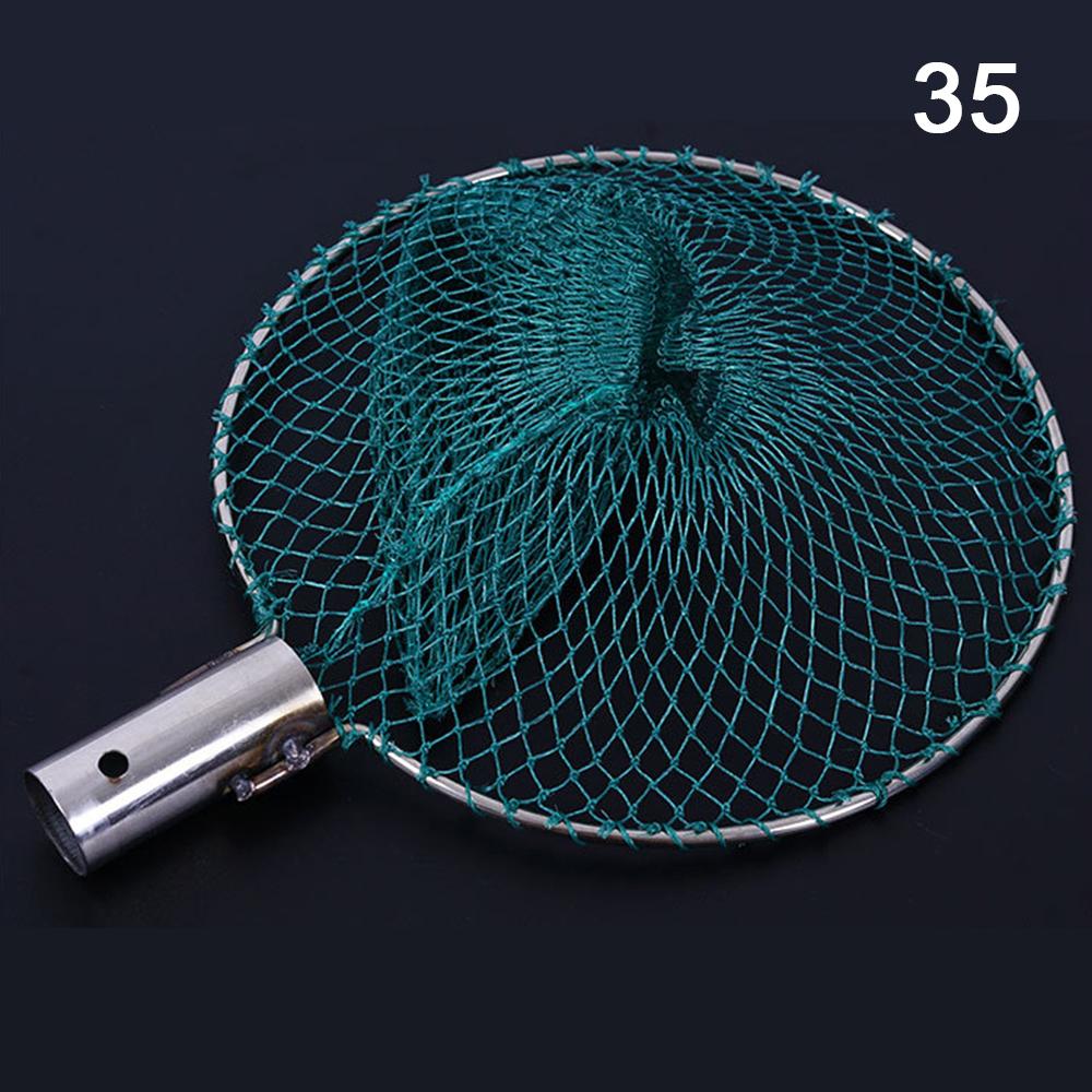 Dense Fishing Mesh Net Head Fishing Tackle Copying Net Head Long Fish Landing Net Rete Da Pesca Decorativa Fishing Accessories