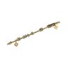 1/12 Scale Miniature Curtain Rod Model Figurine For Dollhouse Accessories Realistic Golden Finish Detailed Scene Display