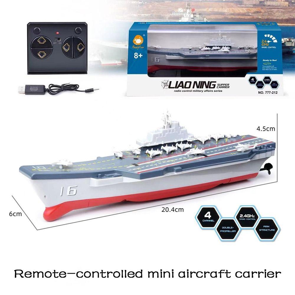 

Simulation Ship RC Speedboat High-speed Warship Model Mini Remote Control Ship Gift A