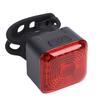 Bike Rear Light Rechargeable IP55 Water Proof Battery Display Brake Sensing Bike Tail Light with 6 Light Modes for Night Cycling