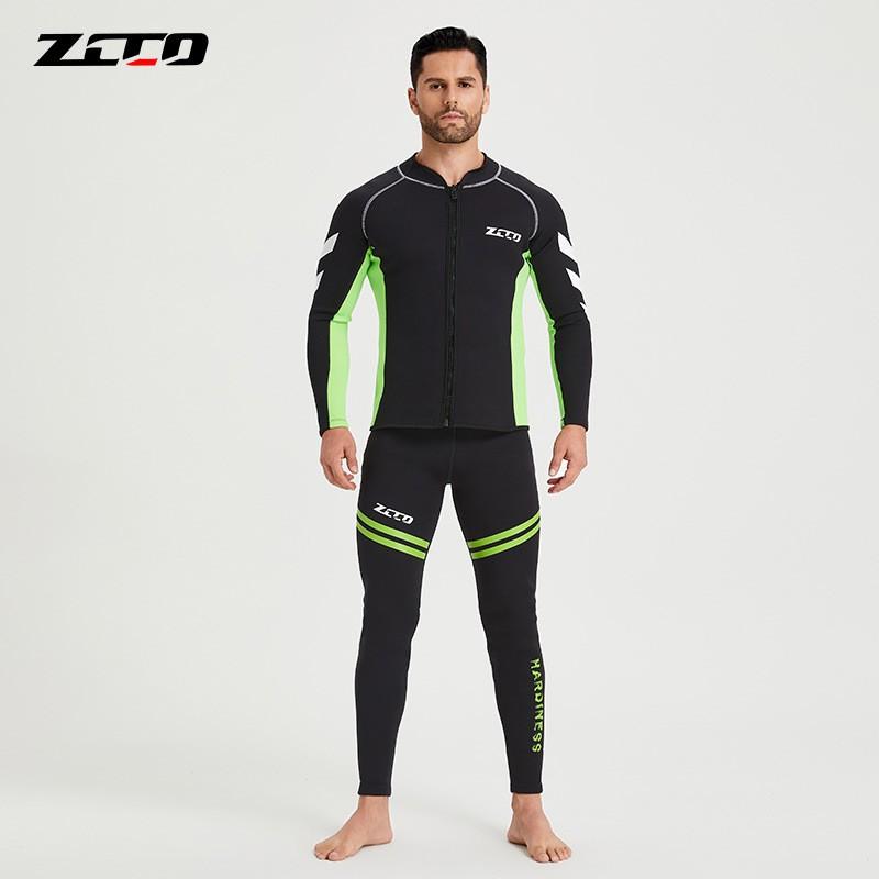 3mm Neoprene Wetsuit Jacket Men Women Long Sleeve Surfing Top Warm UV Protection Jellyfish Defense