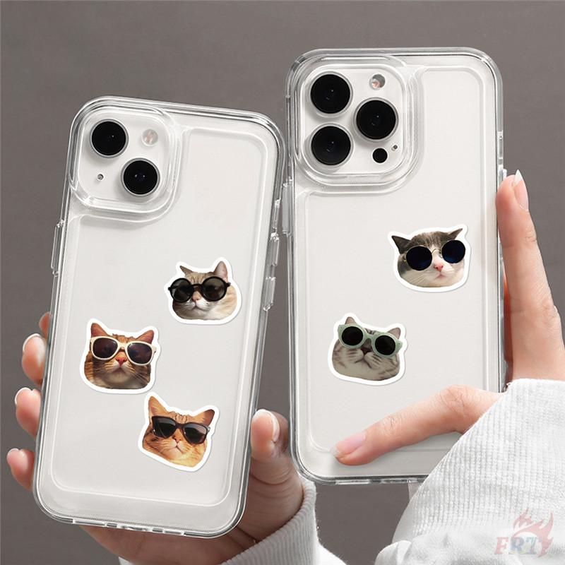 500Pcs/Roll Kuso Funny Sunglasses Cats Kids Rewards Stickers - DIY Scrapbooks Album Decor Sealing Label Decals