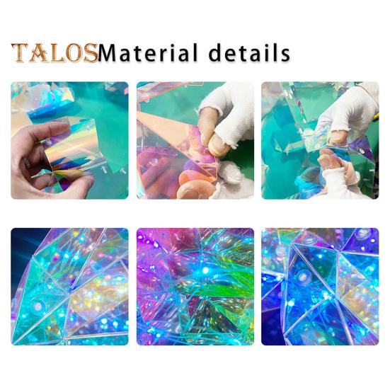 Christmas Gift Box with Copper Wire Lamp Flower Ribbon Decor Transparent Battery-operated or USB Charging Glitter Effect Night Light Home Party Decor