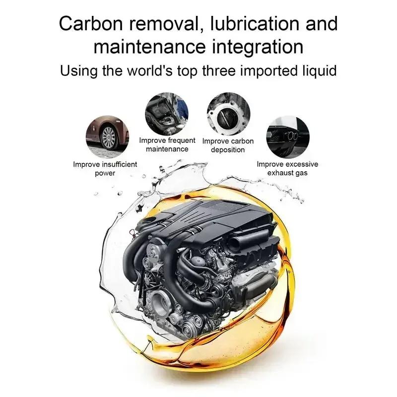 Car Fuel Gas Oil Additive Gasoline Injector Cleaner Remove Engine Carbon Deposit Increase Power In Oil Ethanol Fuel Saver 80ml