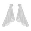 1Pair Breathable Sunscreen Sleeves Thin Arm Warmers Women Long Tulle Bell Sleeves  Bridal Dress