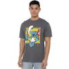 The Smurfs Unisex Adult Smurfette Patchwork Background T-Shirt