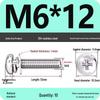 304 Stainless Steel Phillips Round Head Screw with Flat Washer M3/M4/M5/M6