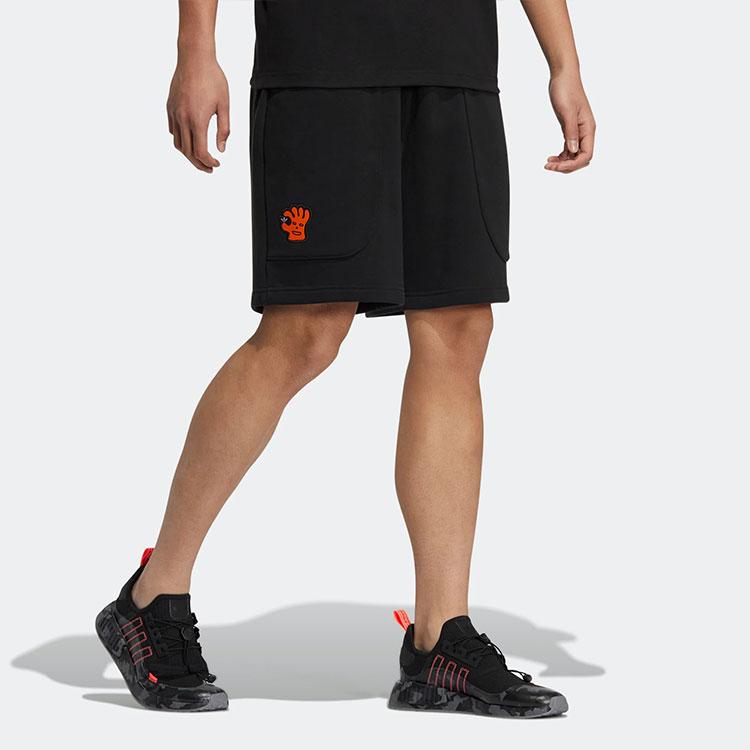 Adidas Originals Trefoil Solid Loose Sports Shorts Men Shorts Black HR6447