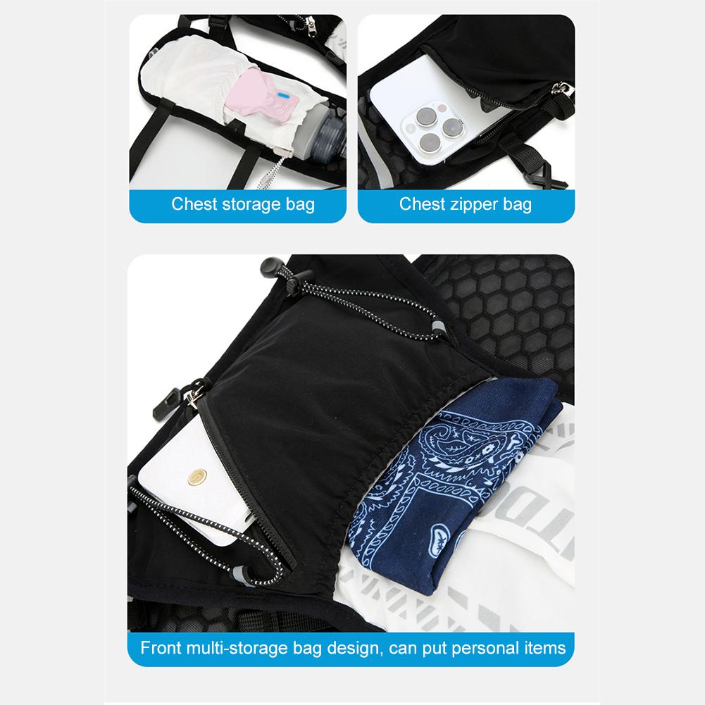 Running Hydrating Vest Backpack Ultralight Hydration Jogging Vest Men Breathable Marathon Bicycle Bag Water Bottle Running Vests