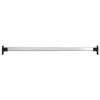 Telescopic Clothes Rods 2 Pcs Silver 58 100 Cm