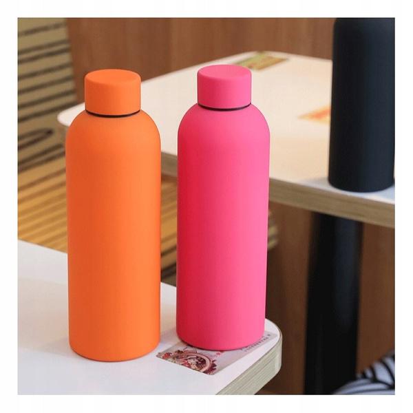 Ecarla Bidon Ze Stali Nierdzewnej, Butelka Termiczna 500Ml Fuksja Bd46F