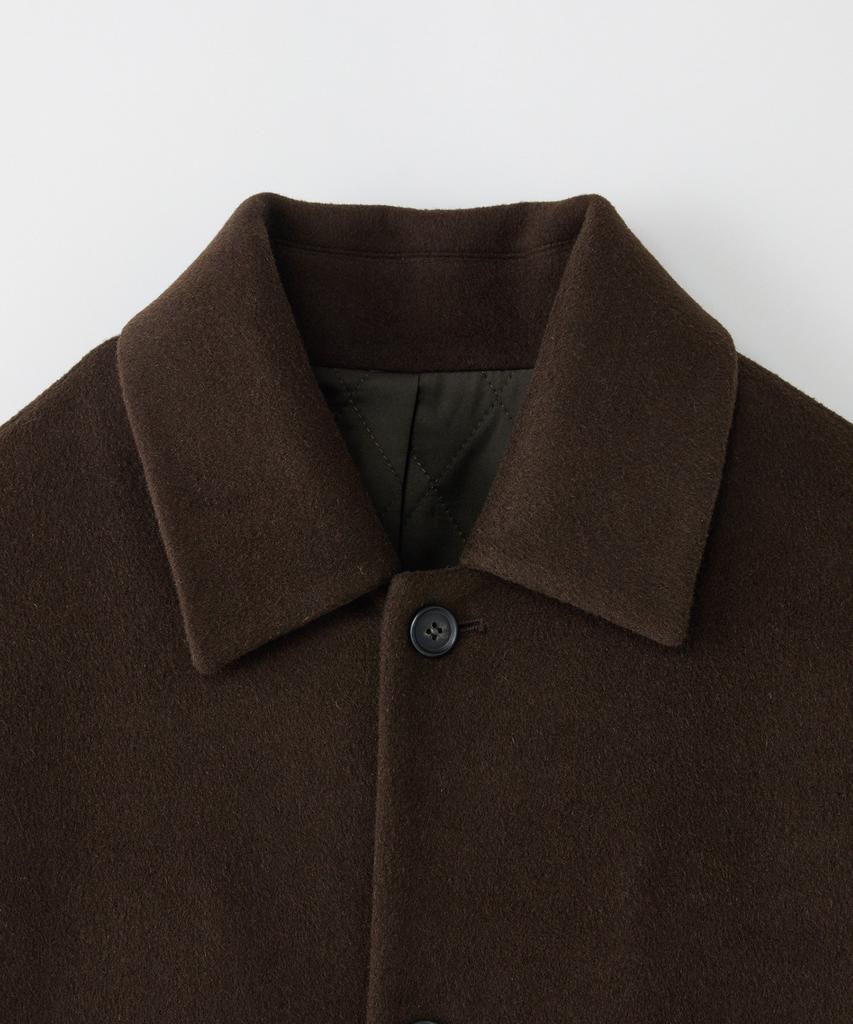 STCO Balmacaan Half Coat_Brown (Basic Fit)_Sctvd07Nsh